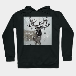 Reindeer Christmas / Snowing Hoodie